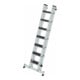 Munk Stufen-Schiebeleiter 2-teilig mit nivello®-Traverse und clip-step R13 2x7-1