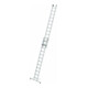 MUNK Stufen-Seilzugleiter 2-teilig mit nivello® Traverse 2x12 Stufen-1