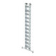 MUNK Stufen-Seilzugleiter 2-teilig mit nivello® Traverse 2x12 Stufen