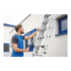 MUNK Stufen-Seilzugleiter 2-teilig mit nivello® Traverse 2x12 Stufen