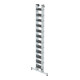 MUNK Stufen-Seilzugleiter 2-teilig mit nivello® Traverse und clip-step R13 2x12 Stufen