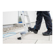MUNK Stufen-Seilzugleiter 2-teilig mit nivello® Traverse und clip-step R13 2x12 Stufen-5