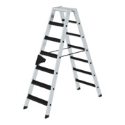 Munk Stufen-Stehleiter beidseitig begehbar mit clip-step relax 2x7 Stufen