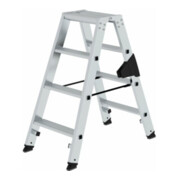 Munk Stufen-Stehleiter beidseitig begehbar steckbar 2x4 Stufen