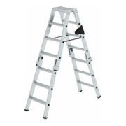 Munk Stufen-Stehleiter beidseitig begehbar steckbar 2x4 Stufen-2