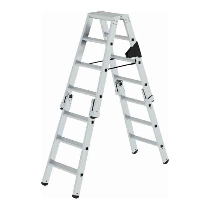 Munk Stufen-Stehleiter beidseitig begehbar steckbar 2x4 Stufen