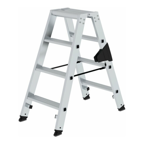 Munk Stufen-Stehleiter beidseitig begehbar steckbar 2x4 Stufen