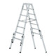 Munk Stufen-Stehleiter treppengängig 2x7 Stufen-4