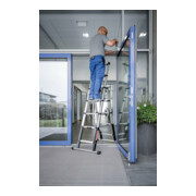 MUNK Teleskop-Kombileiter (Combi Line) 5+2 Stufen-4
