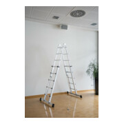 MUNK Teleskopleiter mit Traverse 4x3 Sprossen-5