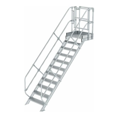 Munk Treppen-Modul Aluminium geriffelt 11 Stufen