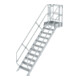 Munk Treppen-Modul Aluminium geriffelt 11 Stufen-1