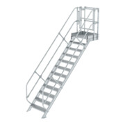 Munk Treppen-Modul Aluminium geriffelt 12 Stufen