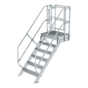 Munk Treppen-Modul Aluminium geriffelt 6 Stufen