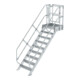 Munk Treppen-Modul Aluminium geriffelt 7 Stufen-1