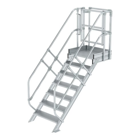 Munk Treppen-Modul Aluminium geriffelt 7 Stufen
