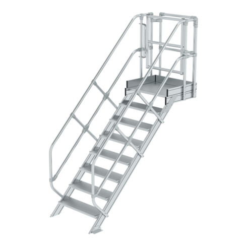 Munk Treppen-Modul Aluminium geriffelt 8 Stufen