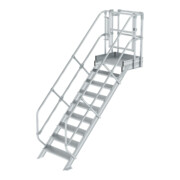 Munk Treppen-Modul Aluminium geriffelt 9 Stufen