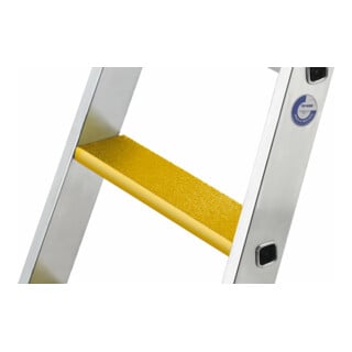 Munk Trittauflage clip-step R13 gelb Länge 1400 mm