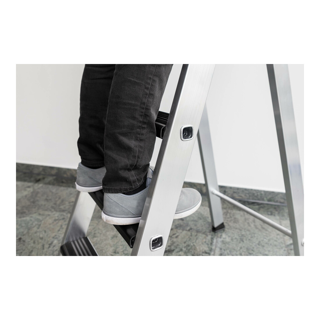 MUNK Trittauflage clip-step relax Meterware, grau