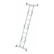 MUNK Vielzweckleiter 4-teilig mit nivello®-Traverse und Holzbelag-5