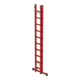 MUNK Vollkunstoff-Schiebe/Seilzugleiter 2-teilig Standtraverse 2 x 10 Sprossen