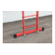 MUNK VollKunststoff-Anlegeleiter mit Standtraverse 12 Sprossen