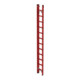 MUNK Vollkunststoff-Schiebe/Seilzugleiter 2-teilig 2 x 12 Sprossen-5