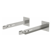 MUNK Wandhalter 600- 700 mm Edelstahl