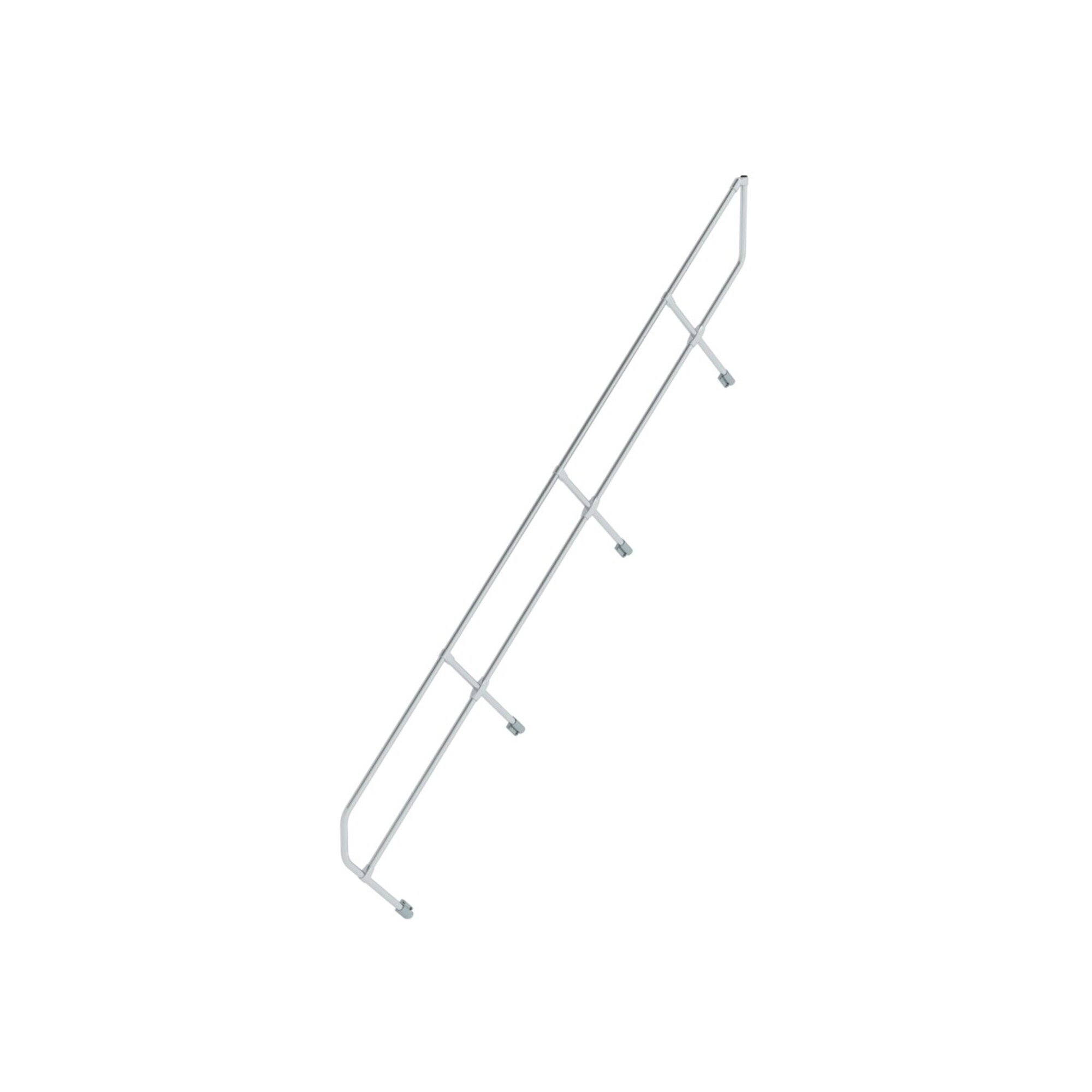 MUNK zweiter Handlauf Aluminium-Treppe 45° 14 Stufen