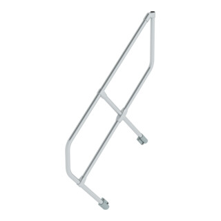 MUNK zweiter Handlauf Aluminium-Treppe mit Stufen 45°