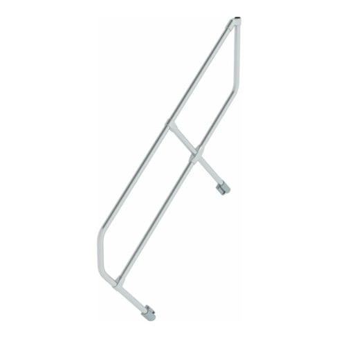 MUNK zweiter Handlauf Aluminium-Treppe mit Stufen 45°
