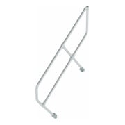 MUNK zweiter Handlauf Aluminium-Treppe mit Stufen 45°