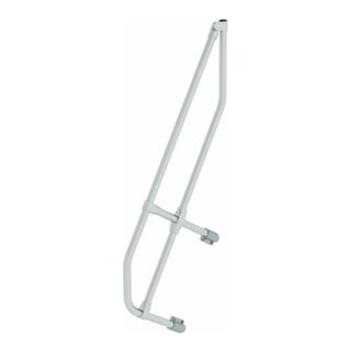 MUNK zweiter Handlauf Aluminium-Treppe mit Stufen 60°
