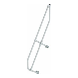 MUNK zweiter Handlauf Aluminium-Treppe mit Stufen 60°