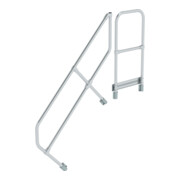 MUNK zweiter Handlauf Aluminium-Treppe Plattform 45°