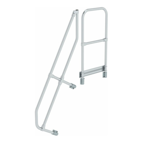 MUNK zweiter Handlauf Aluminium-Treppe Plattform 60°