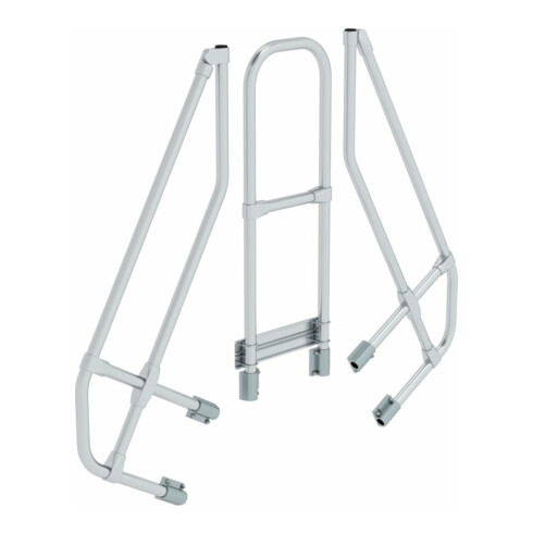 MUNK zweiter Handlauf Aluminium-Überstieg stationär/fahrbar 60°