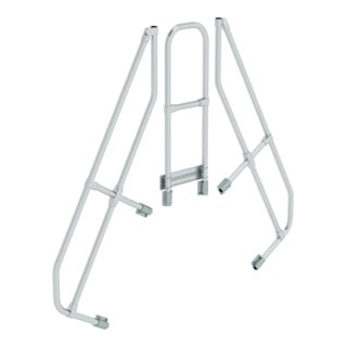 MUNK zweiter Handlauf Aluminium-Überstieg stationär/fahrbar 60°