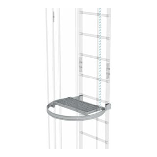 MUNK Zwischenplattform klappbar Aluminium eloxiert