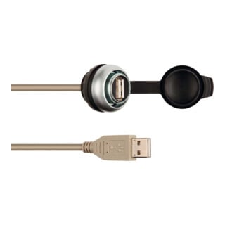 Murrelektronik Boîtier encastrable USB 3.0 MSDD, câble 0,6 m 4000-73000-0150000