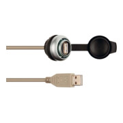 Murrelektronik Boîtier encastrable USB 3.0 MSDD, câble 0,6 m 4000-73000-0150000-1