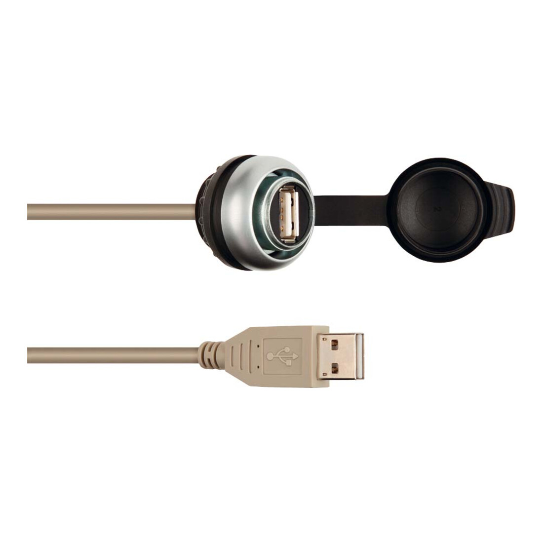Murrelektronik Boîtier encastrable USB 3.0 MSDD, câble 0,6 m 4000-73000-0150000