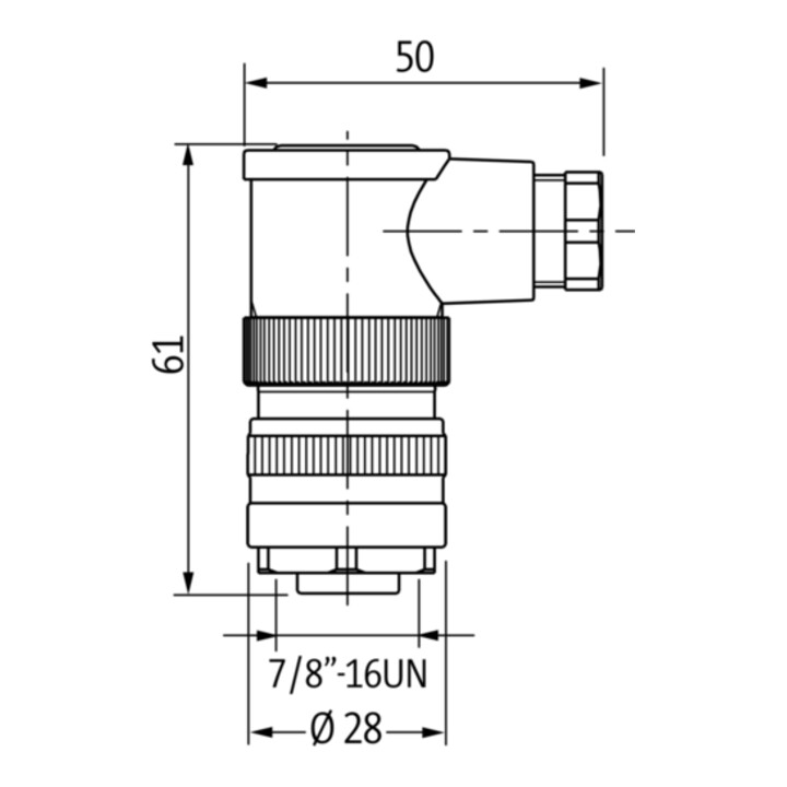 murrelektronik Buchse gewinkelt 7/8 7000-78261-0000000