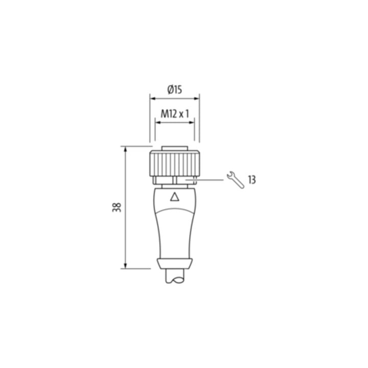 murrelektronik Câble de connexion M12 Bu pour extrémité 7000-12241-7321500