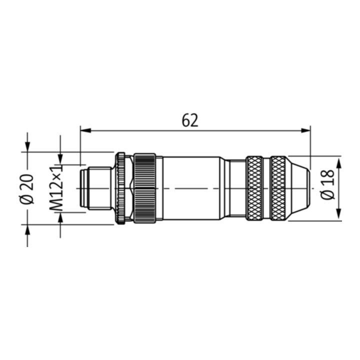 murrelektronik Connecteur M12 7000-14521-0000000