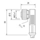 murrelektronik Connecteur M12 Bu. fileté avec LED 7000-12411-6340500