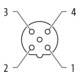 murrelektronik Connecteur M12 St Bu 7000-44032-8031000
