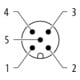 Murrelektronik Rundsteckverbinder M12 5pol gerade 7000-12721-0000000