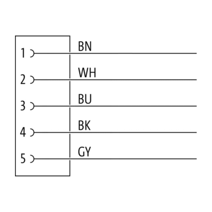 murrelektronik Verbindungsleitung M12 Bu fr. Ende 7000-12241-7321500